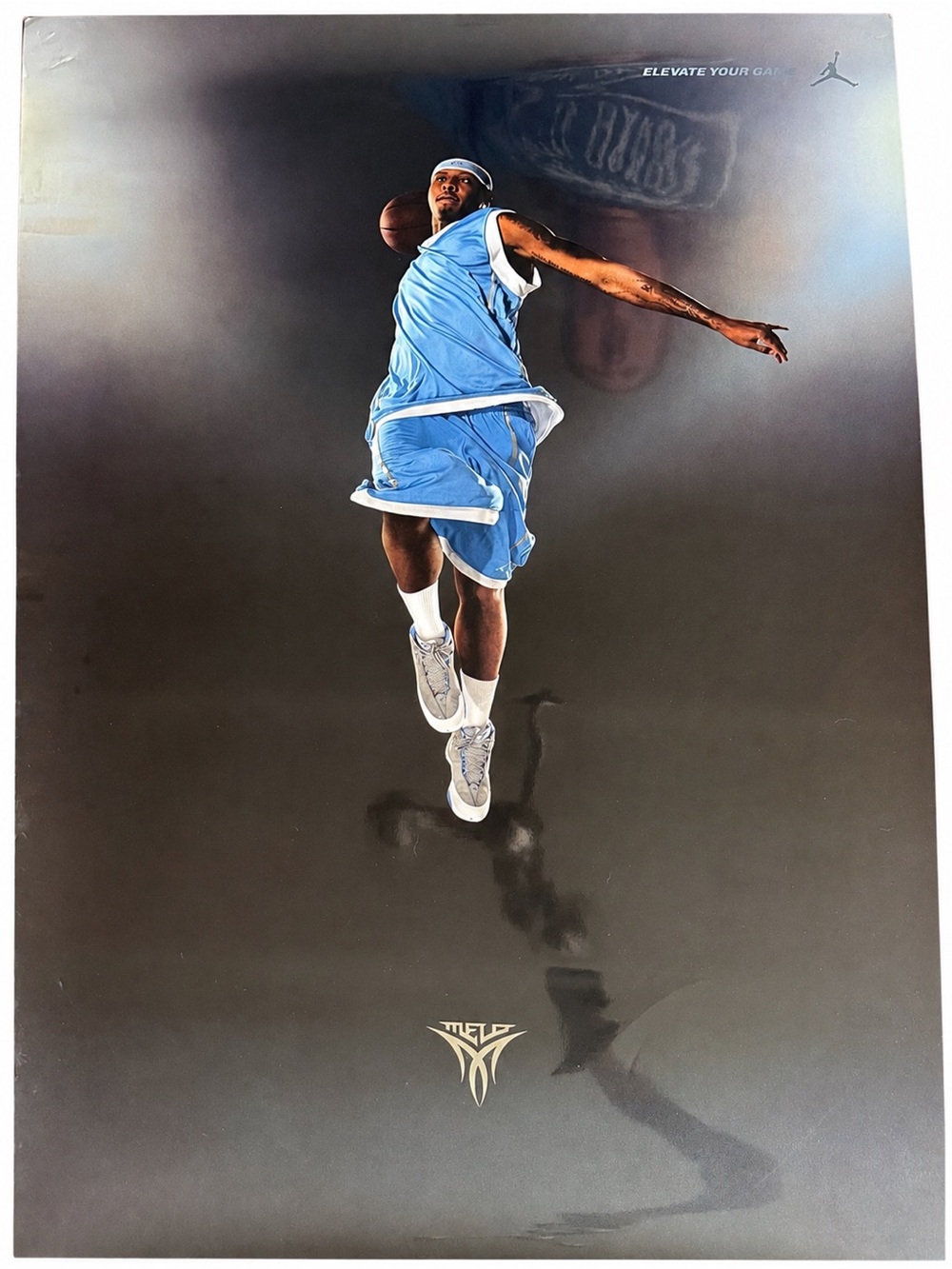 Original Nike Jordan Carmelo Anthony “Elevate Your Game” Melo Logo Poster